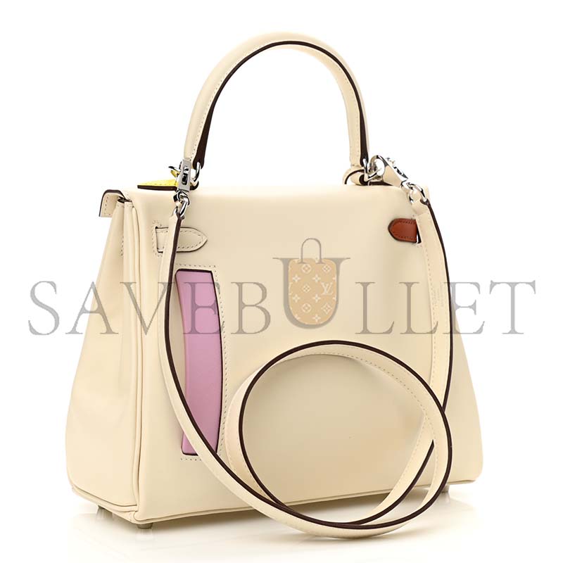 H**mes master swift colormatic kelly retourne 25 nata cuivre lime mauve sylvestre bleu brume (25*17*7cm)